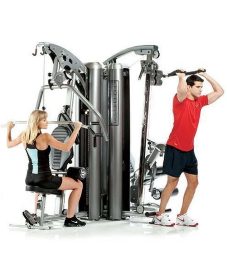 Picture of AP-7300 3-Station Multi Gym System (Nylon Pulley's)