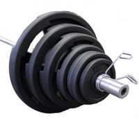 VTX Rubber Olympic 300 lb. Weight Set